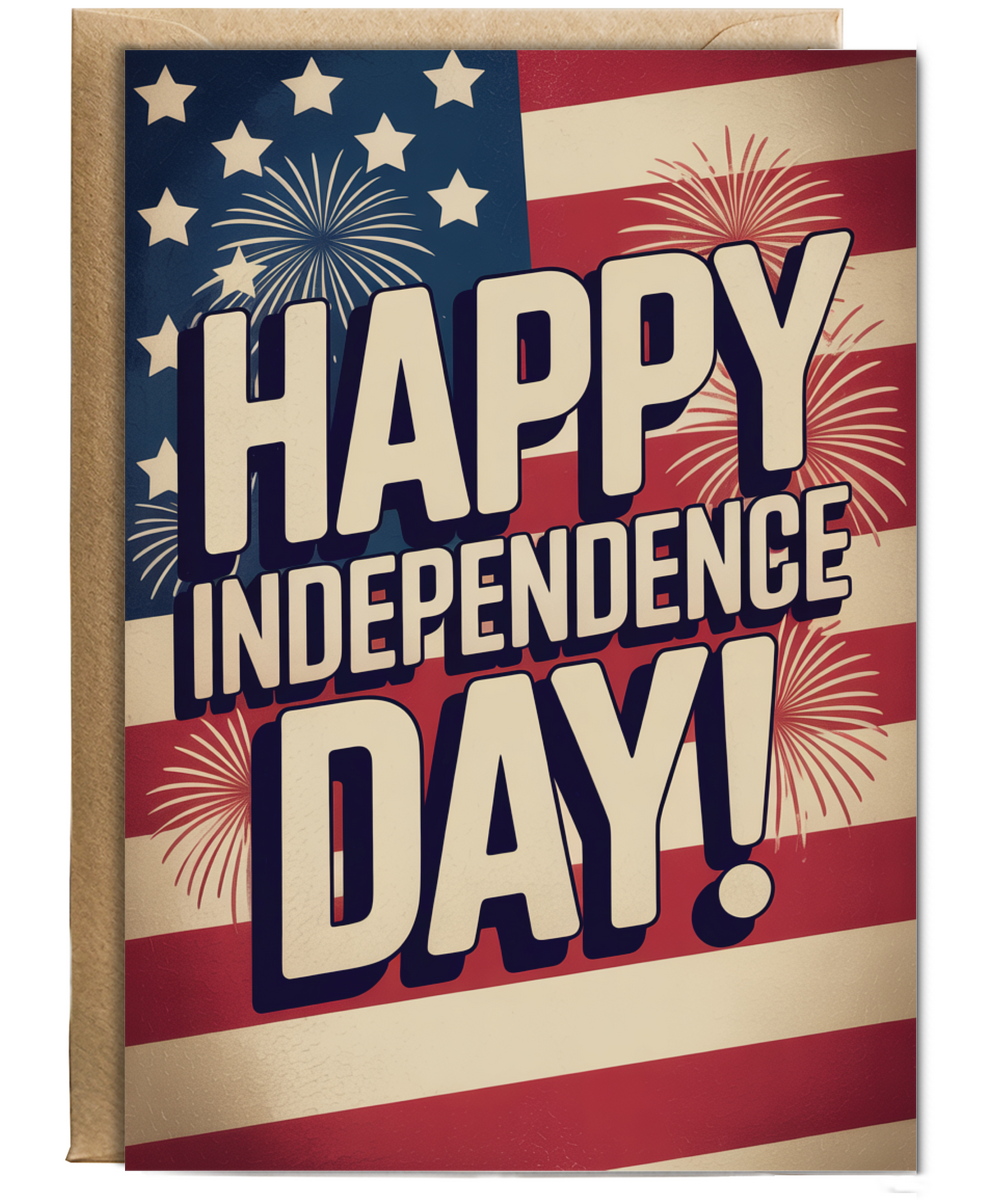 Happy Independance Day Flag