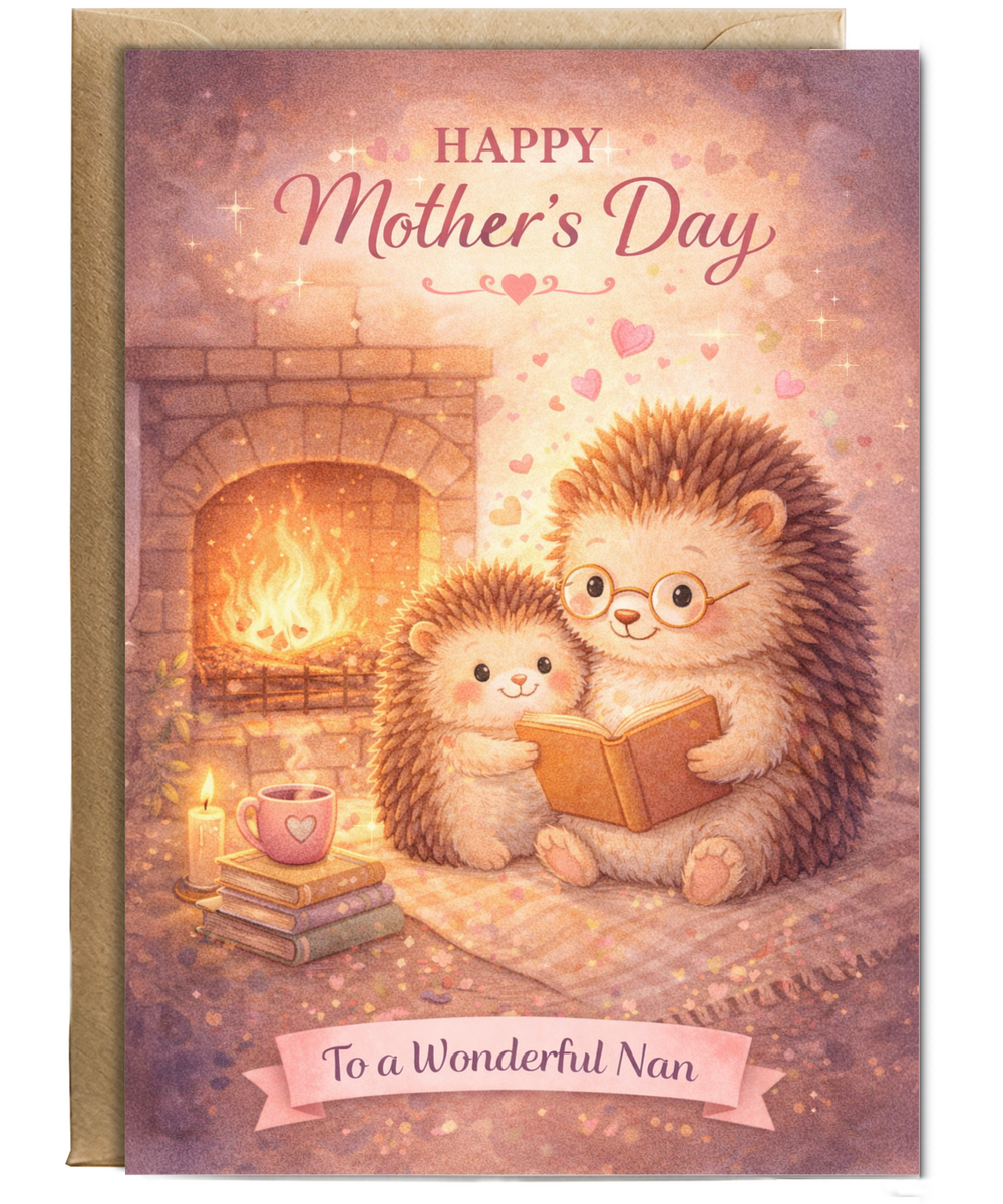 Happy Mother's day to a wonderful nan adorable hedgehog