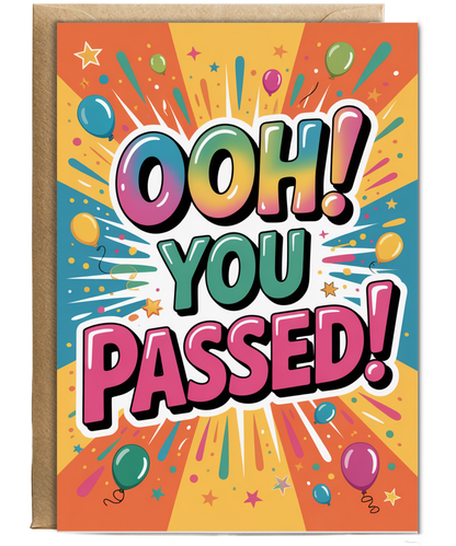 congrats you passed your test