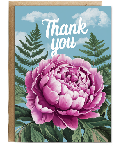 Thank You - Peony and Fern