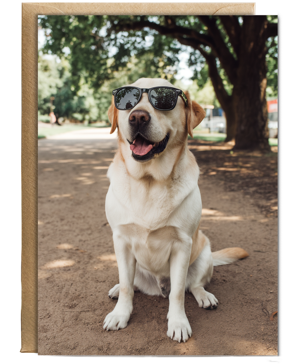 Dog with Wayfarers