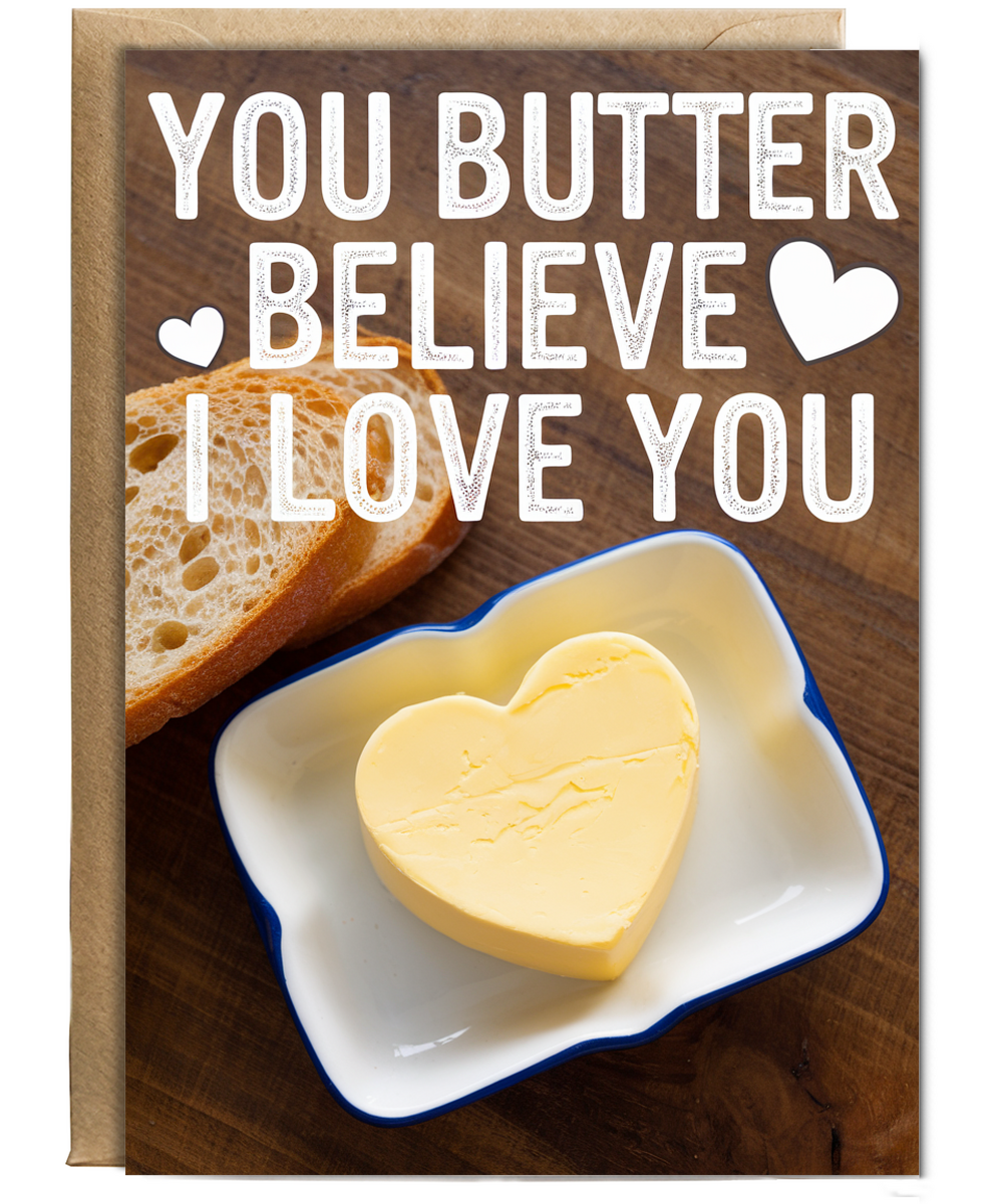 You butter believe I love you