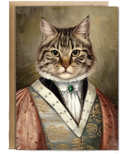 Royal Victorian tabby cat