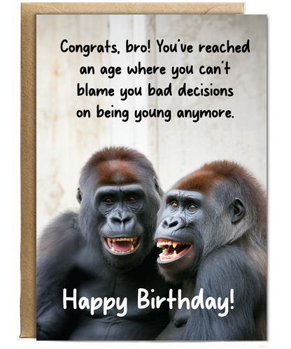 Gorilla Happy Birthday bro