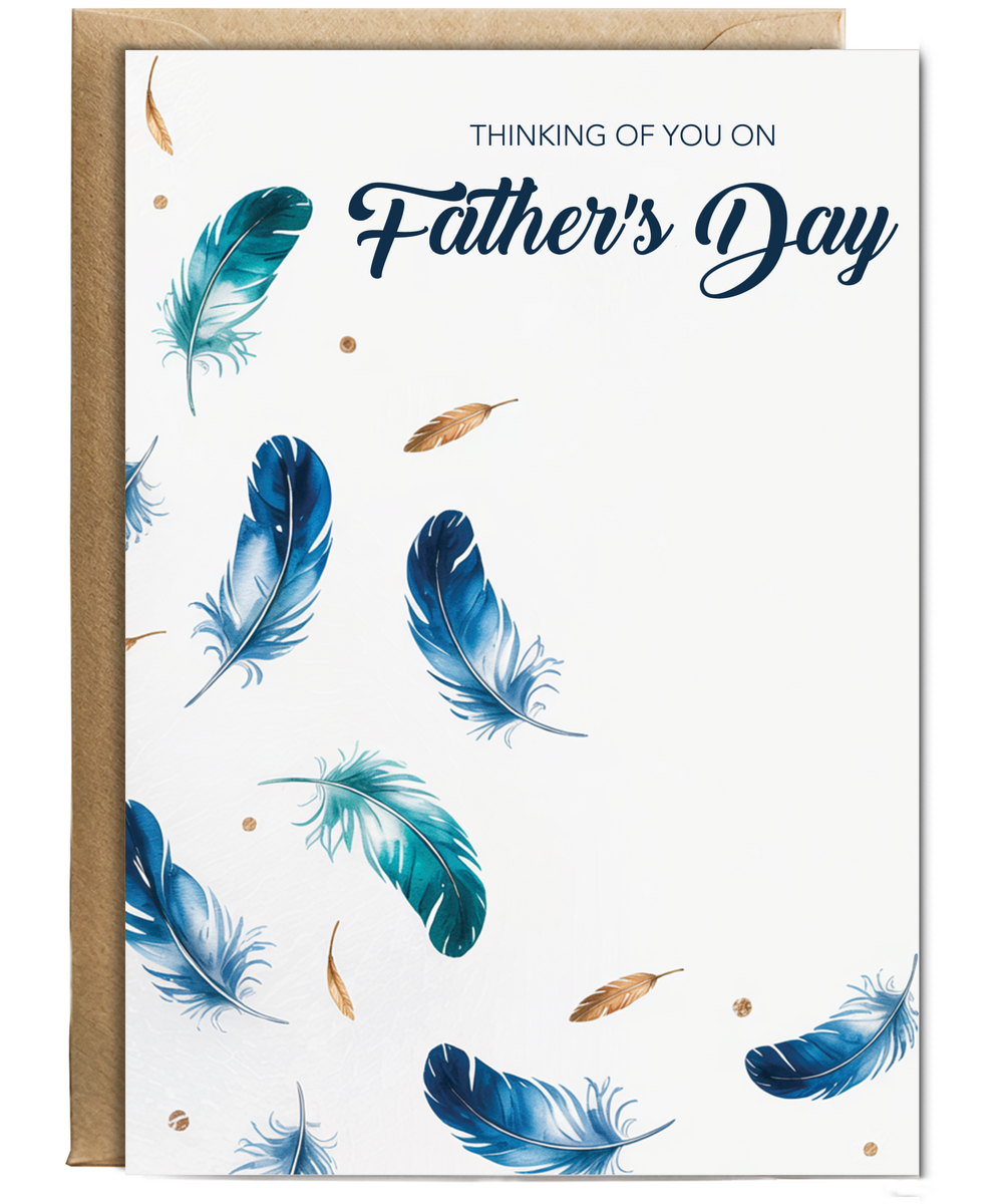 father's day thinking of you feathers