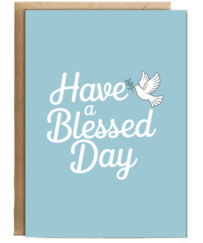 Have a Blessed Day Card thank you Olive Branch