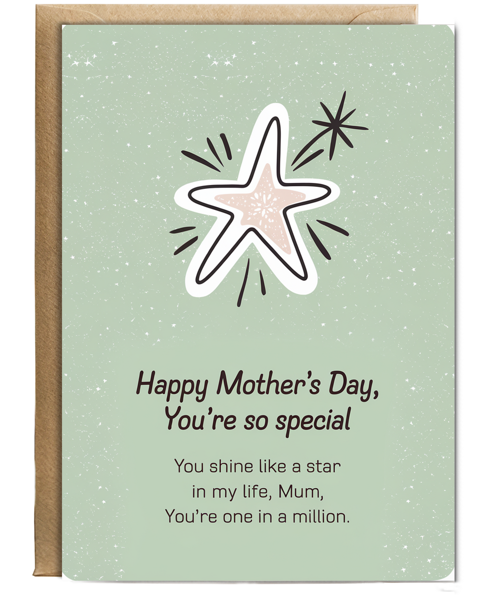 Mothers Day Card Mum You're So Special from daughter