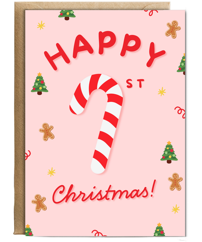 Happy candy cane First Christmas