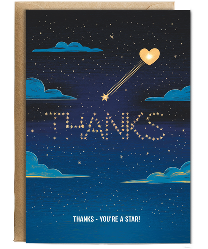 Thank you Card You're a Star