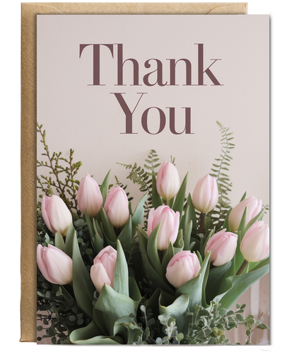 Thank You - Elegant Tulips