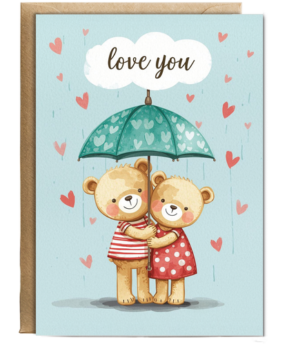 Valentines teddy bears love you