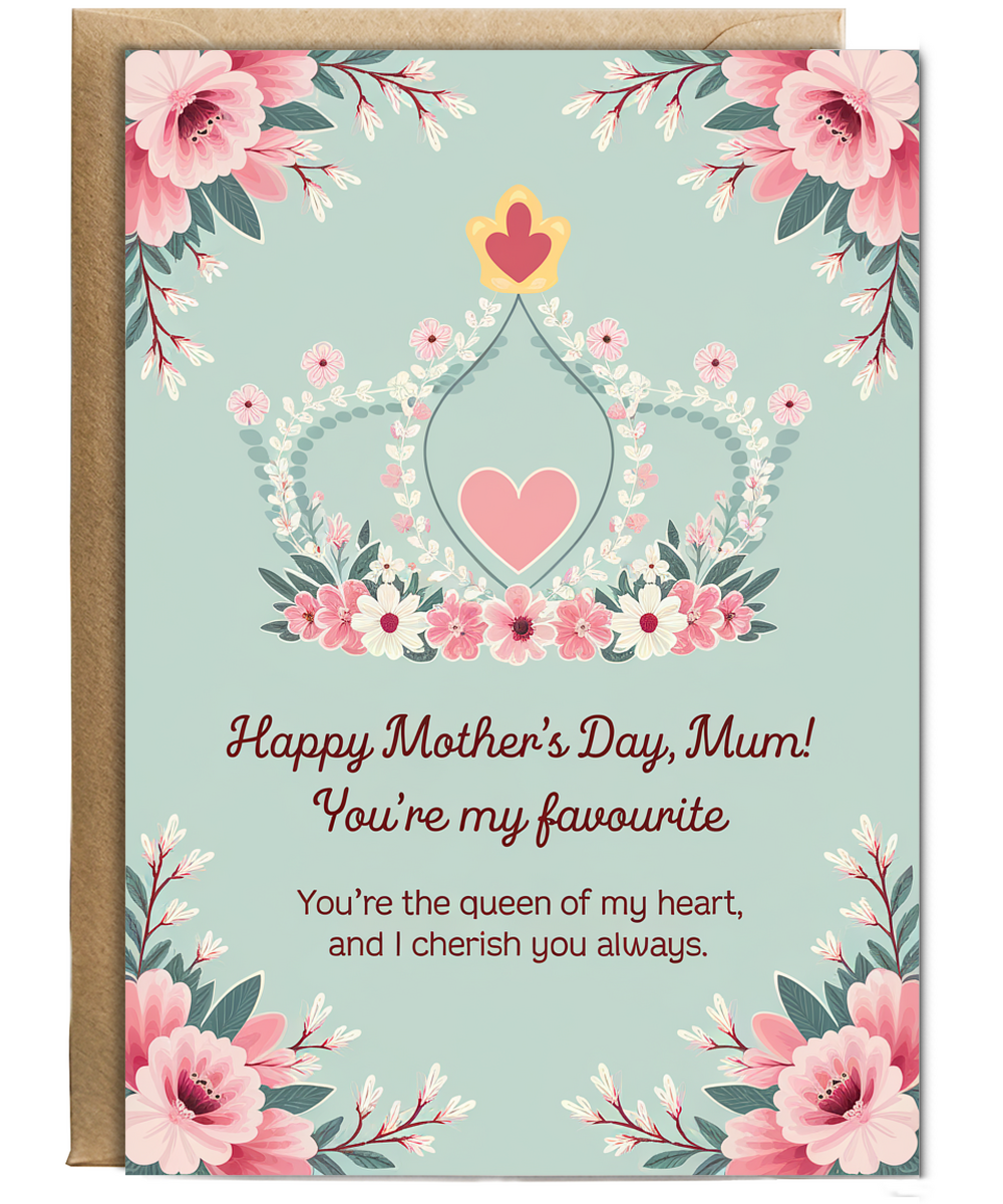 Mother's Day Card Mum You're My Favourite