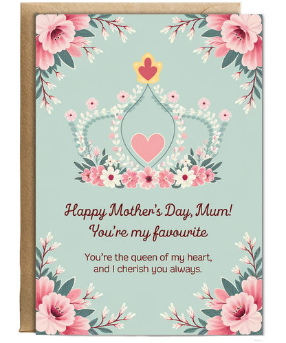 Mother's Day Card Mum You're My Favourite
