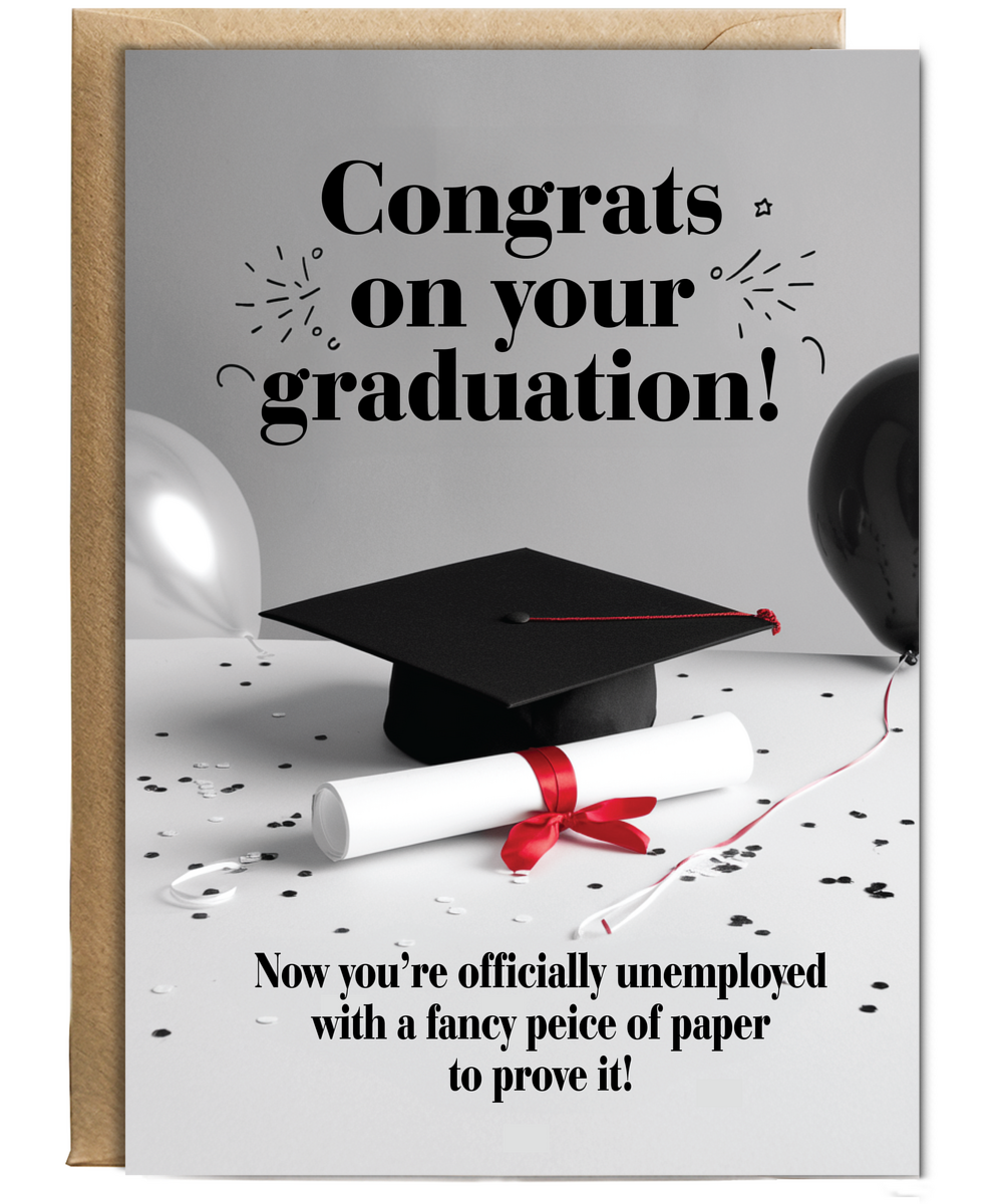 Congrats on your graduation