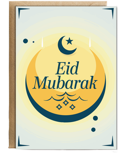 Eid Mubarak moon