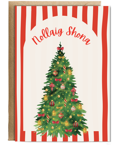 trendy Merry Christmas Nollaig Shona Irish Gaelic