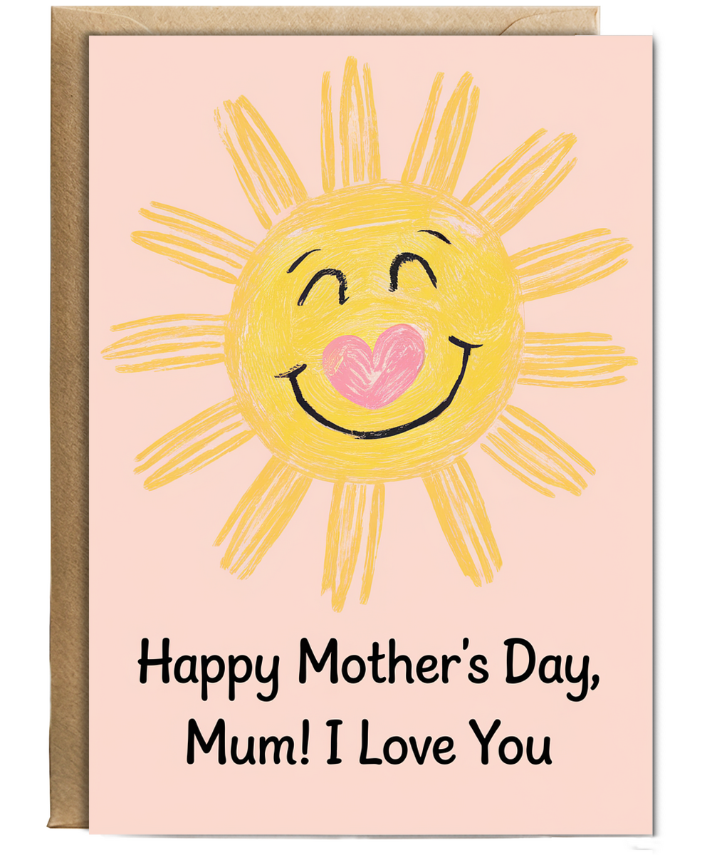 Mother's Day Card Mum I Love You