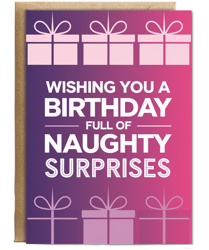 Wishing You a Birthday Full of Naughty Surprises
