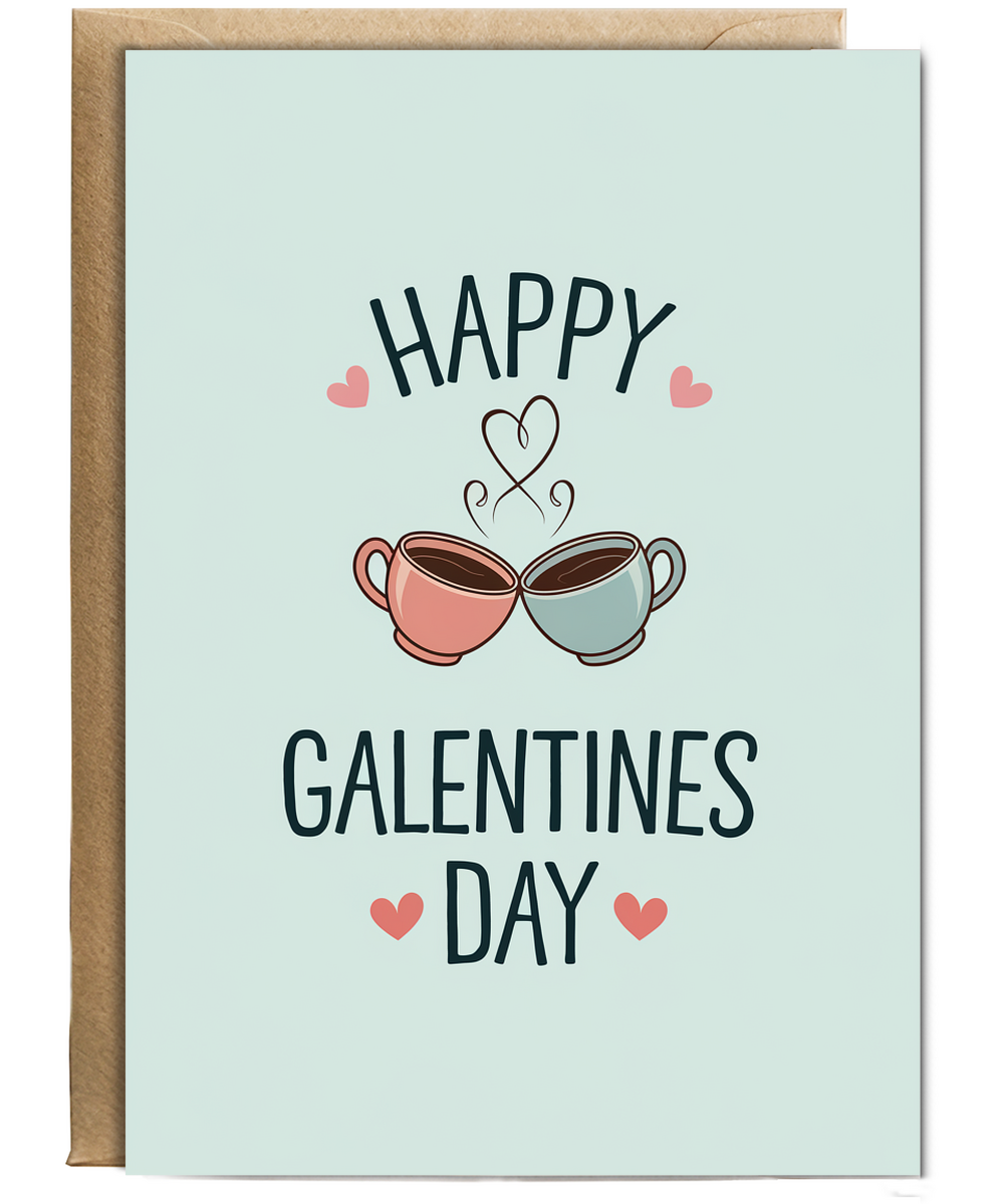 Happy Galentines Day Card best friends