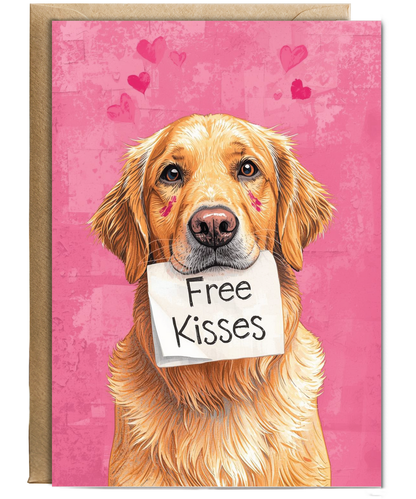 Birthday Labrador free kisses