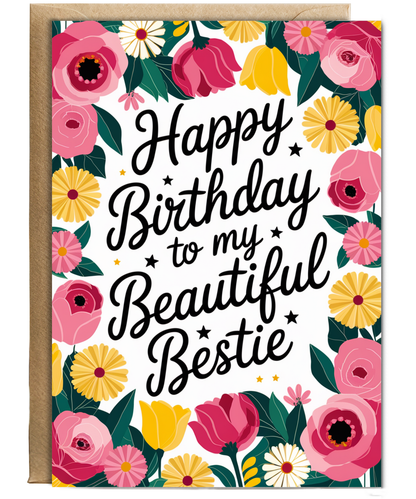 Happy Birthday to My Beautiful Bestie Design
