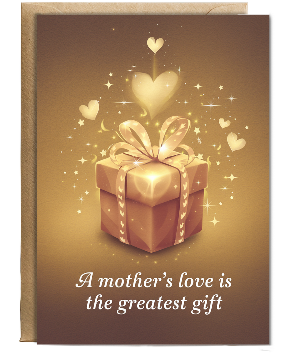 A Mother’s Love is the Greatest Gift Mothers Day Card