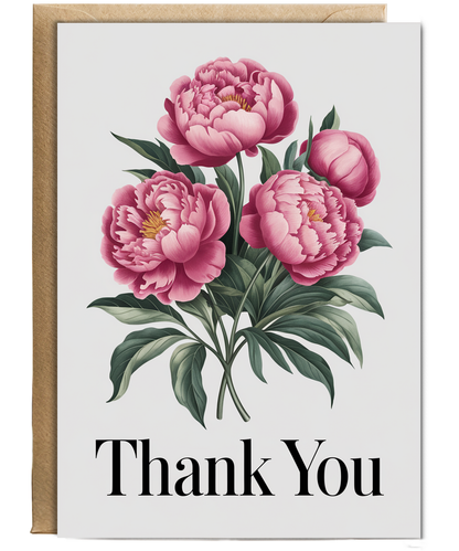 Thank You - Pink Peony Bouquet
