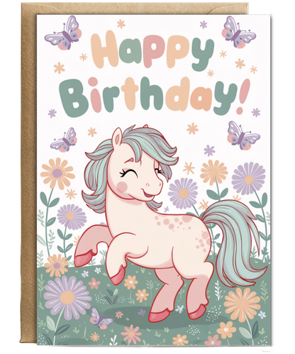 Happy Birthday Pretty Pastel Pony