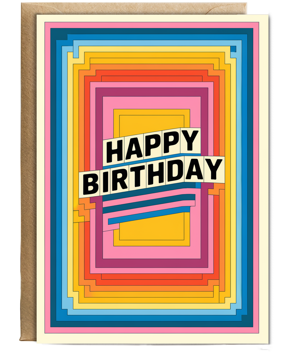 Layered Colorful Squares