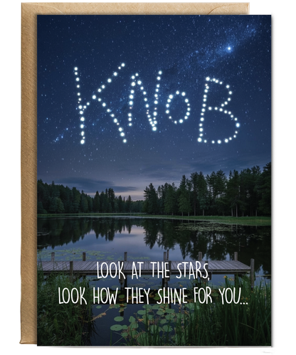 Look at the stars knob