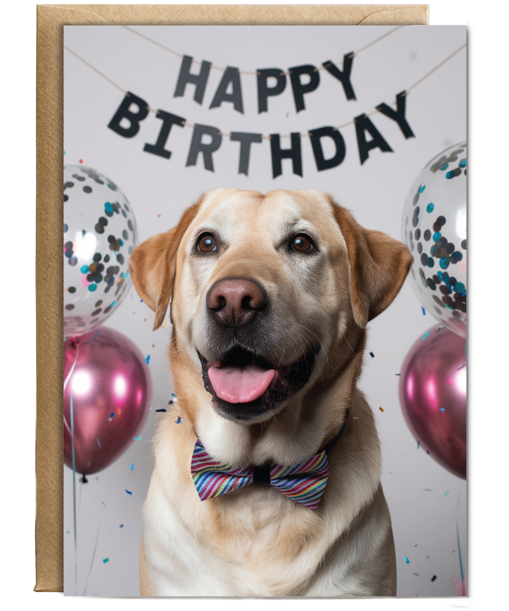 Golden Labdrador Happy birthday