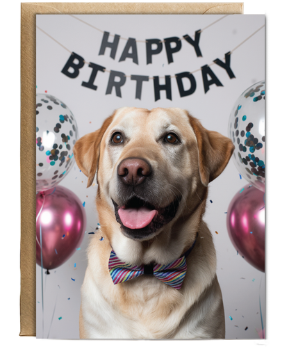 Golden Labdrador Happy birthday