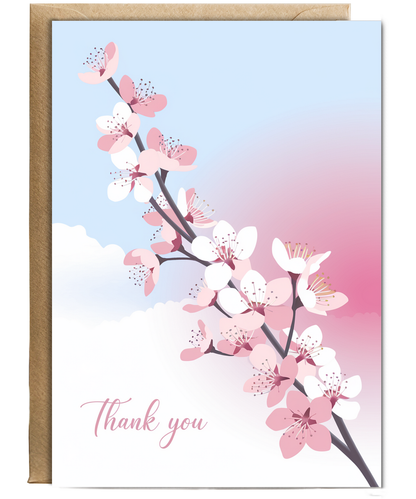 Thank You - Spring Blossom Branch