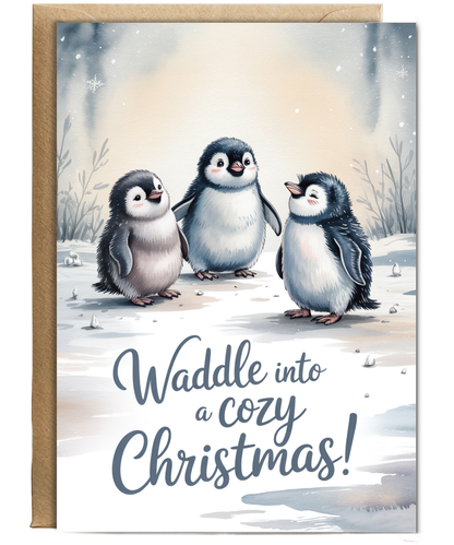Waddle into a cozy Christmas