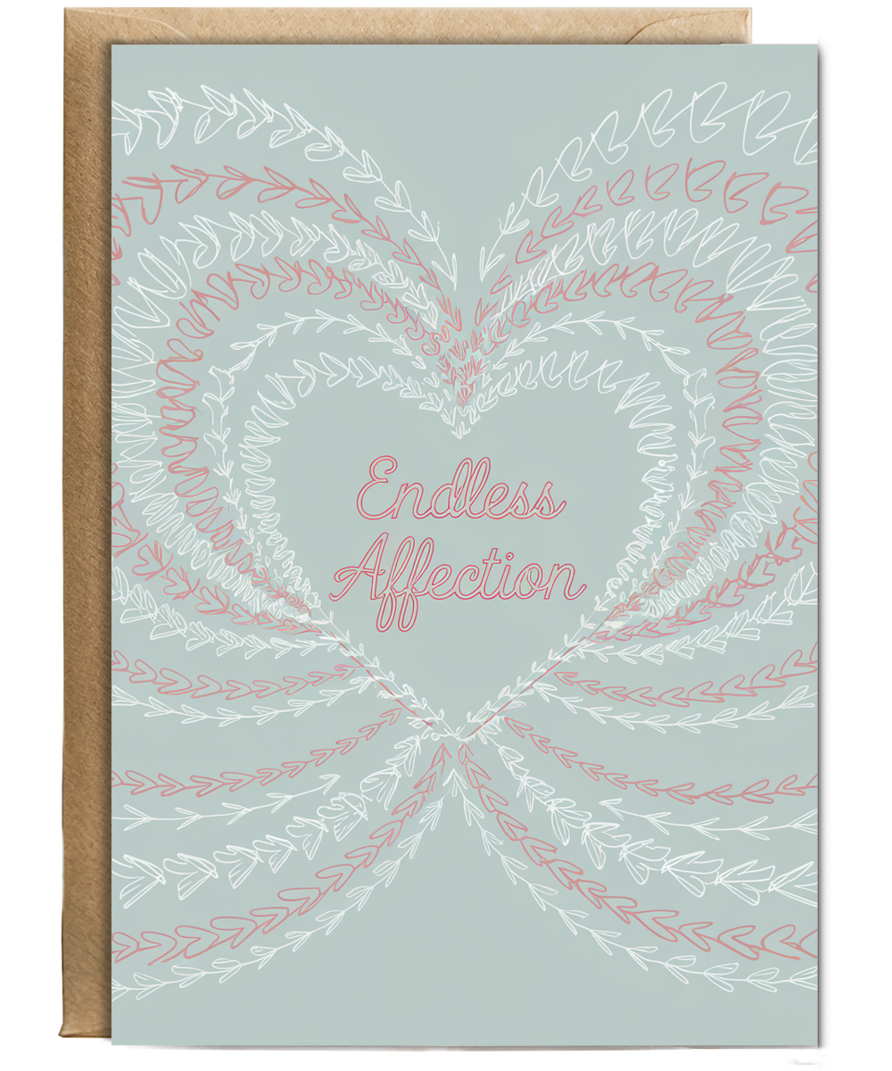 Anniversary Card for husband wife Endless Affection