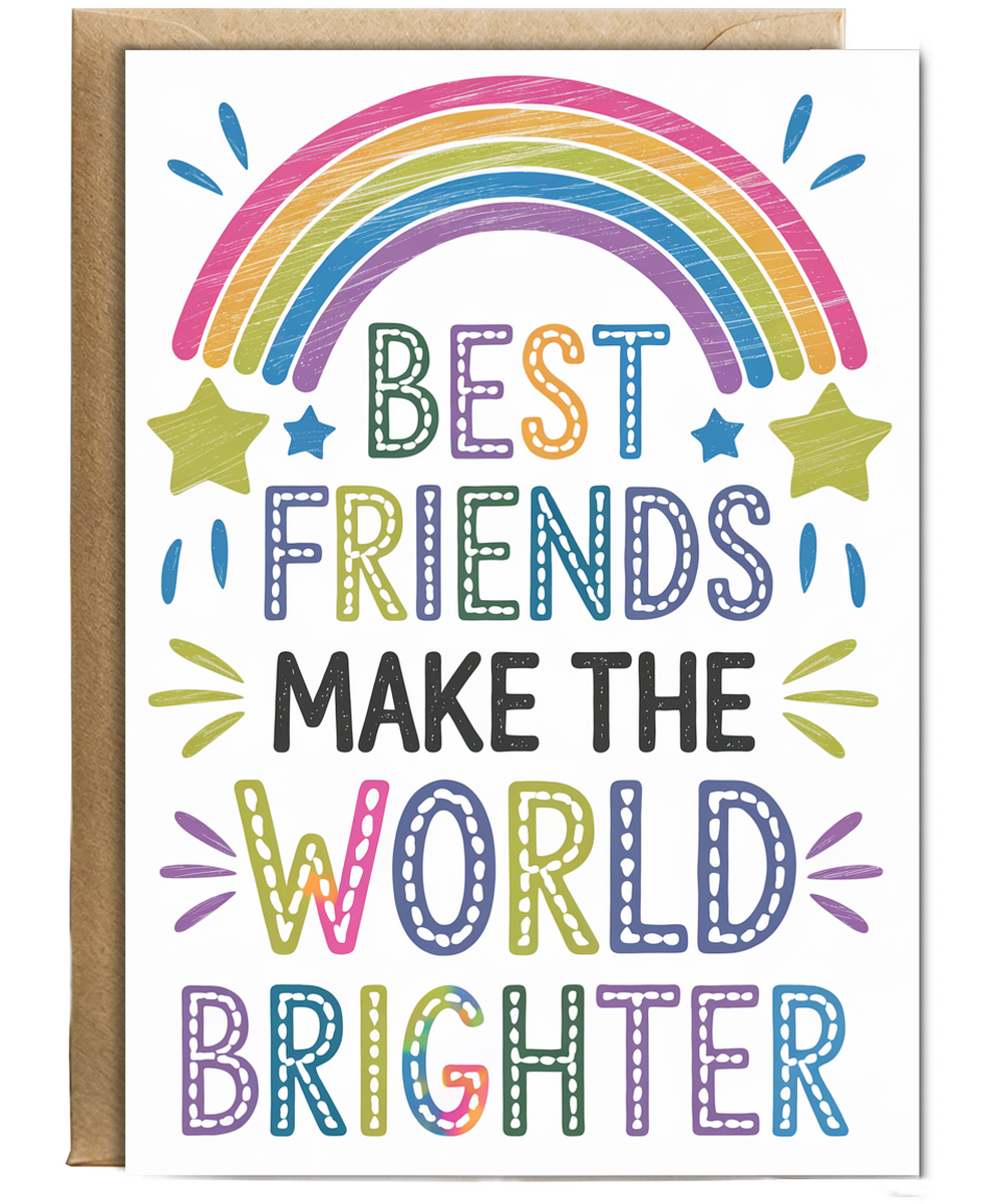 Best Friends Make the World Brighter