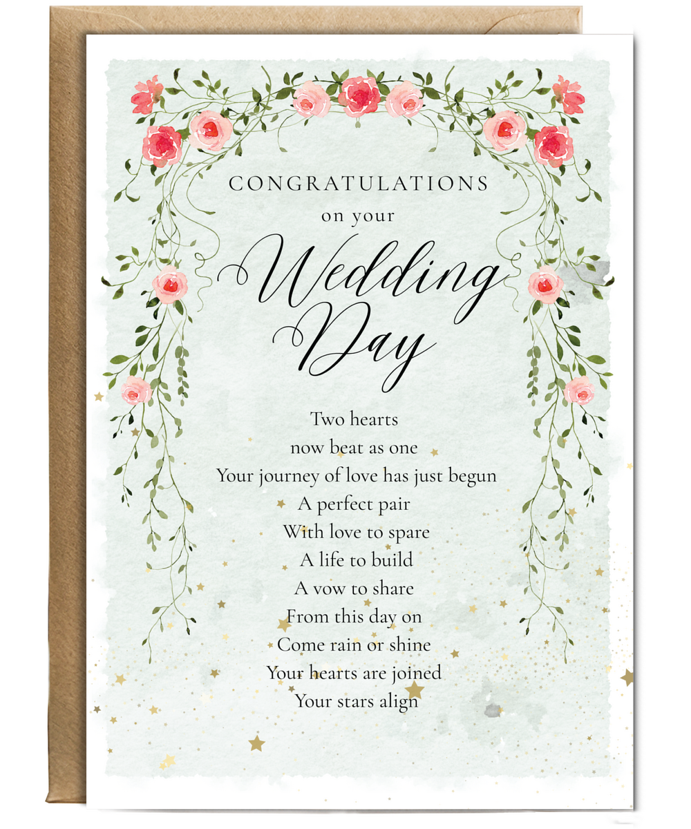 A5 Congrats on your wedding day
