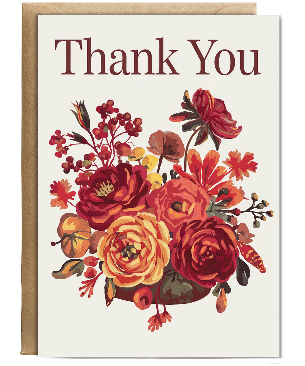 Thank You - Autumn Blossom