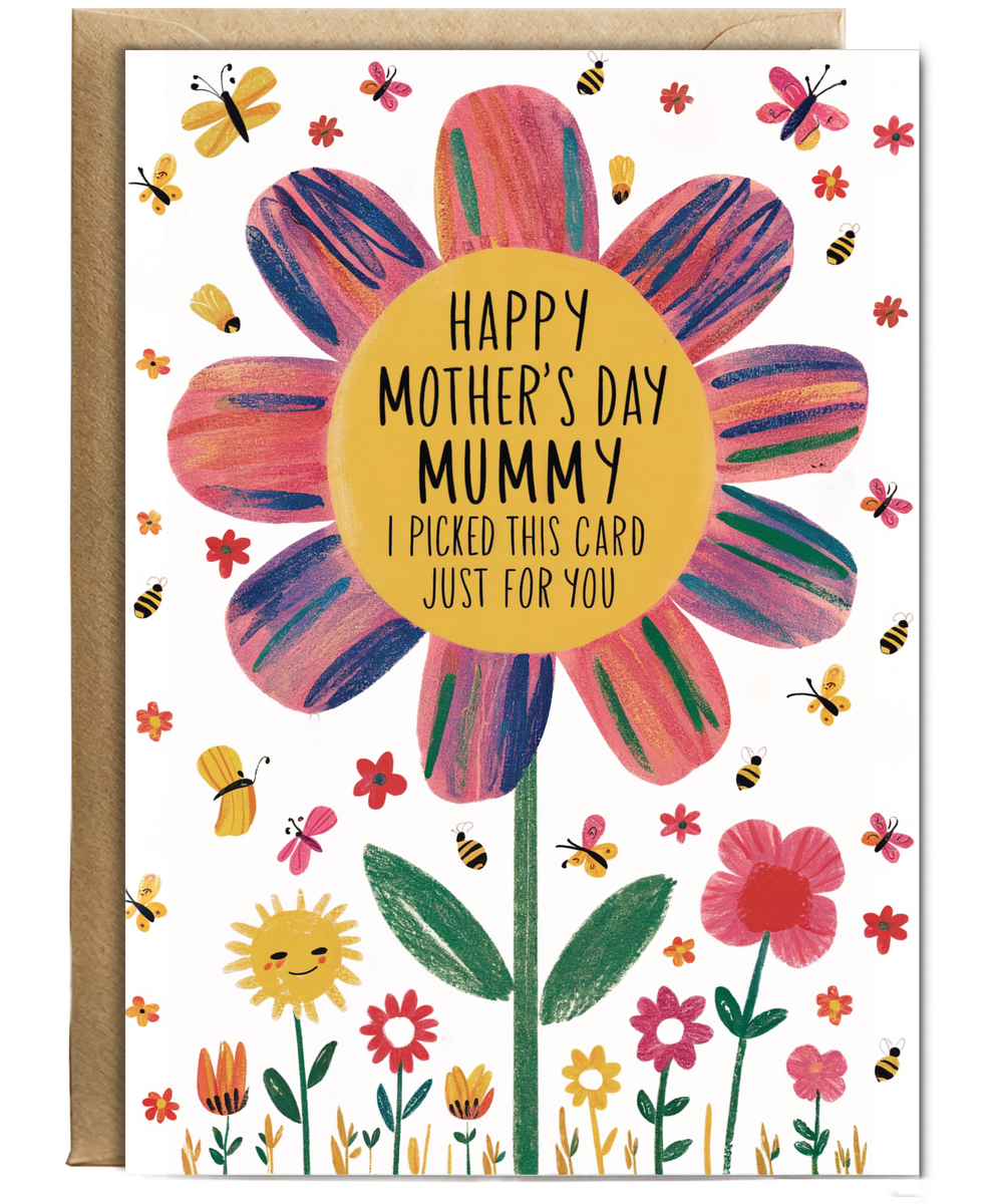 Happy mother's day mummy I picked this card just for you