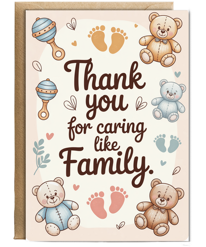 Thank you for caring like family