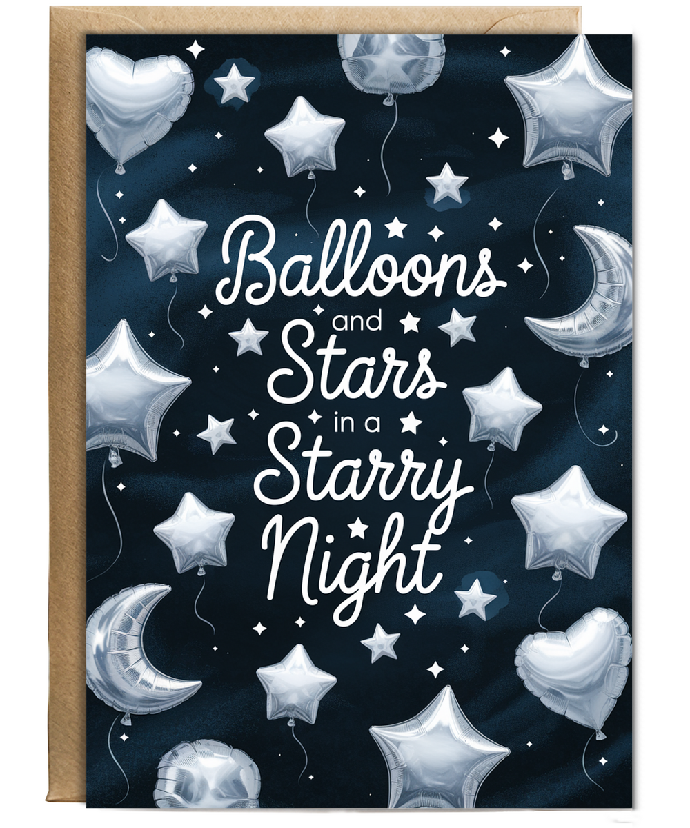 Balloons and Stars in a Starry Night