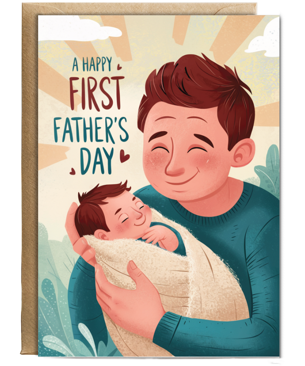 a happy first father's day