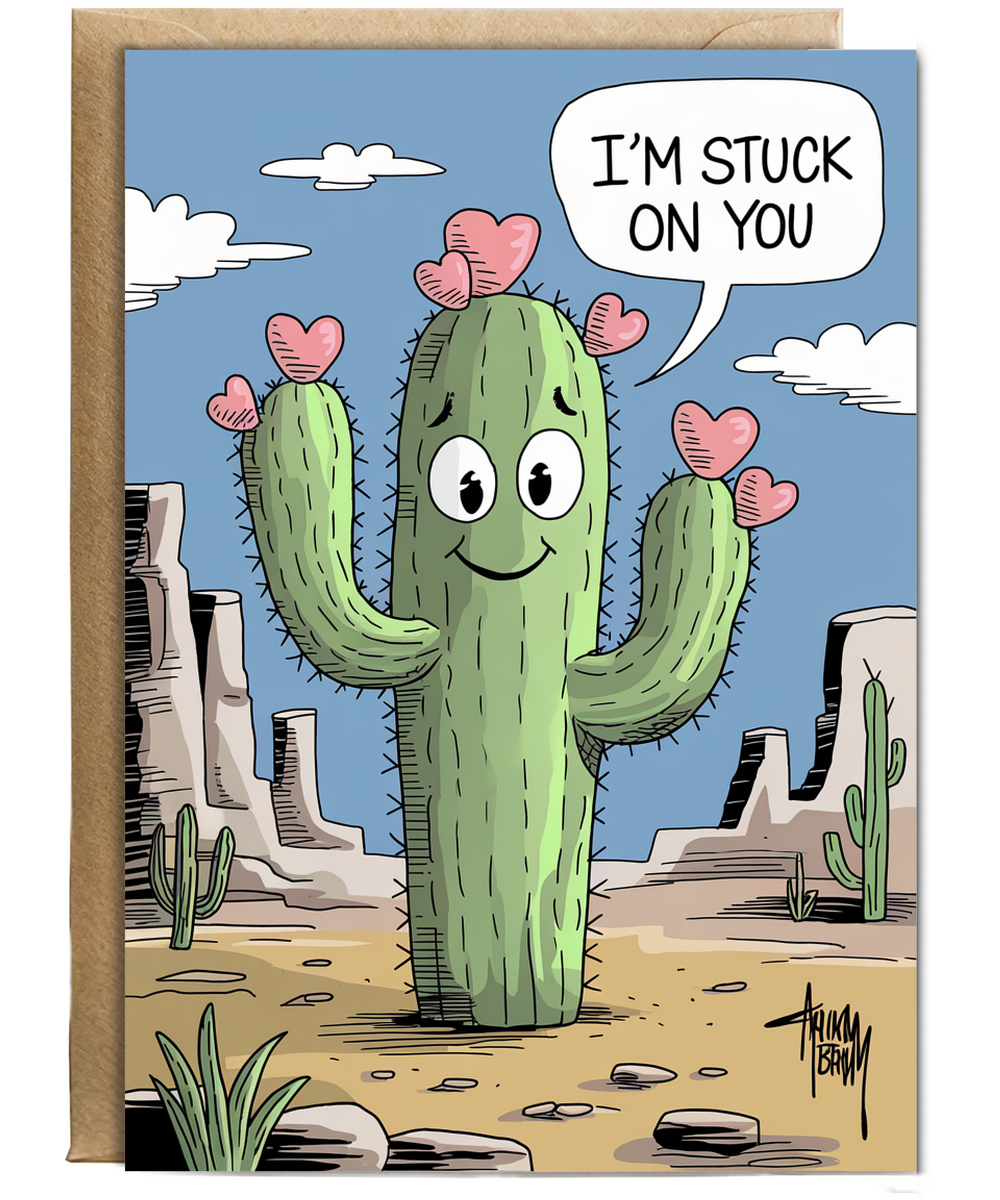 I’m stuck on you Greeting Card