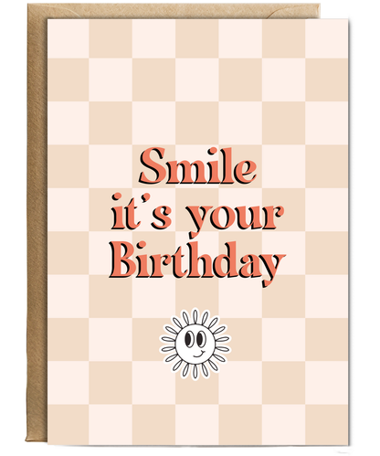 Smile its your Birthday Retro