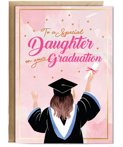 To a Special Daughter on Your Graduation in Watercolour