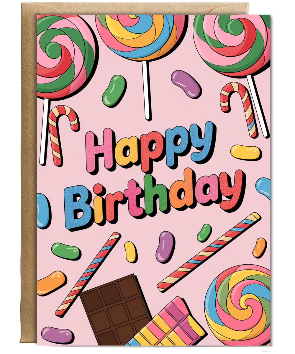 Lollipop and Candy-Themed Design