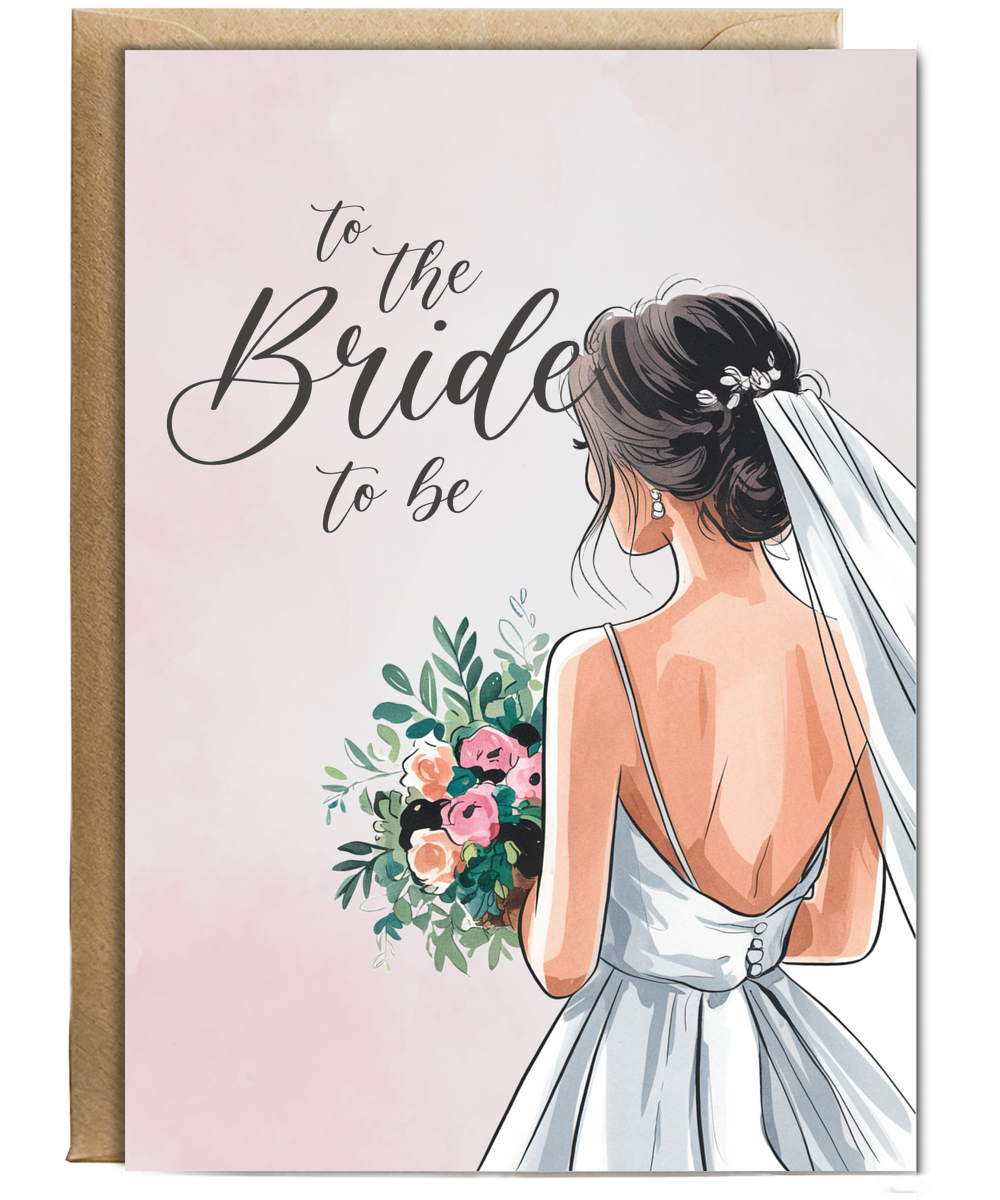 To the Bride to be in Watercolour
