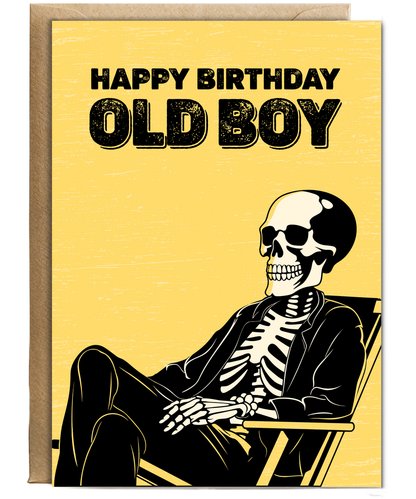 Happy Birthday Card for Him Old Boy Best Mate
