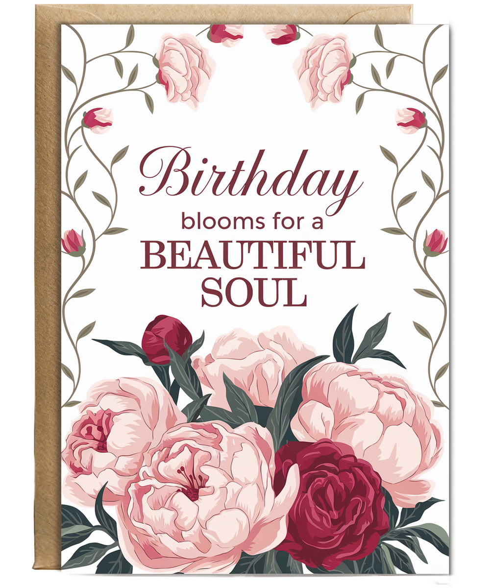 Birthday blooms for a beautiful soul