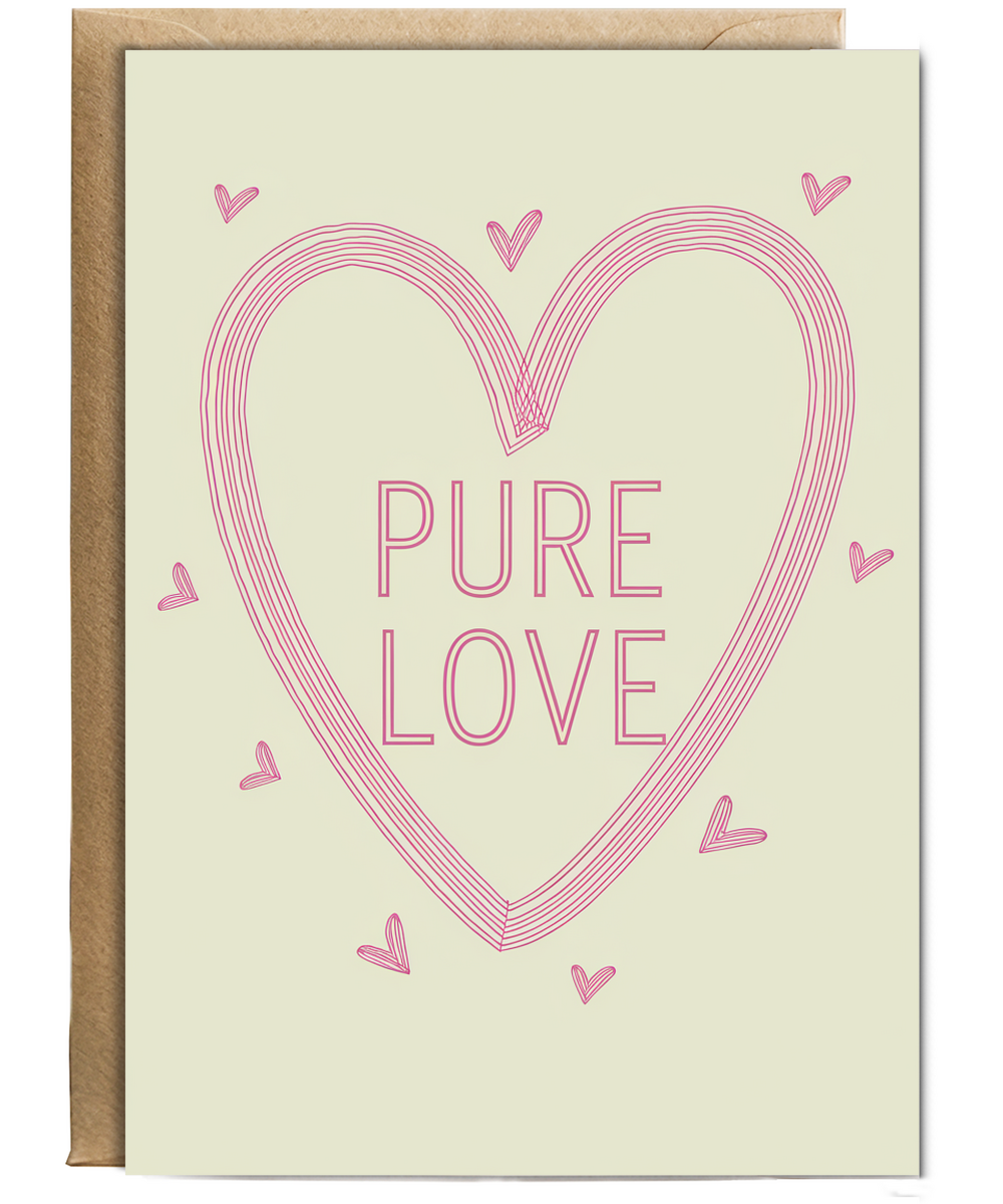 Anniversary Card for husband wife Pure Love